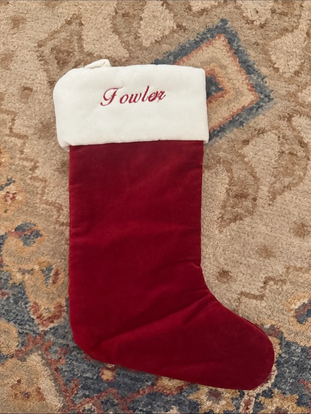 Pottery Barn Fowler Stocking Small
